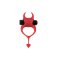 ADRIEN LASTIC Devol Penisring mit Vibration Rot