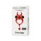 ADRIEN LASTIC Devol Penisring mit Vibration Rot