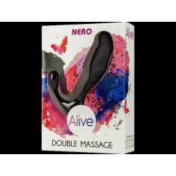ALIVE Nero Double Massage Prostata Massager aus ABS &...