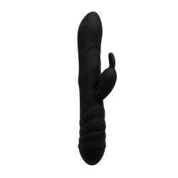 ADRIEN LASTIC Twister Klitoris &amp; G-Punkt Vibrator aus Silikon Schwarz