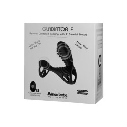 ADRIEN LASTIC Gladiator Penismanschette mit Vibration & Fernbedienung Schwarz
