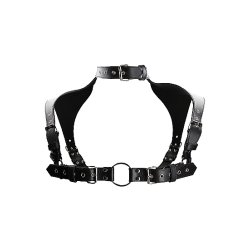 OUCH Schulter Harness aus Bonded Leder OS Schwarz