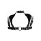 OUCH Harness Schulter aus Bonded Leder OS Schwarz