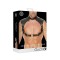 OUCH Harness Schulter aus Bonded Leder OS Schwarz