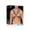 OUCH Harness Pyramid Stud Body aus Kunstleder one size schwarz