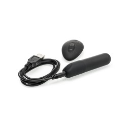 ZENN Bullet Vibrator aus Silikon mit Fernbedienung Schwarz