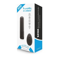 ZENN Bullet Vibrator aus Silikon mit Fernbedienung Schwarz