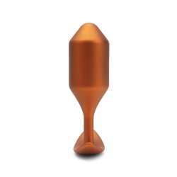 B-VIBE Snug Plug 4 Analplug aus samtigem Silikon XL Sunburst LIMITIERTE AUSGABE