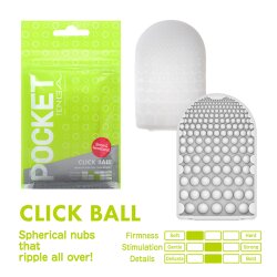 TENGA Pocket Stroker Click Ball Masturbator aus TPE