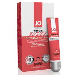 JO Warm &amp; Buzzy Klitorales Stimulations-Gel 10ml