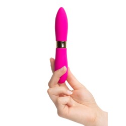 NU SENSUELLE Bullet Deux Doppeldeitig aus Silikon mit 12 Vibrationsstufen Fuchsia