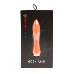 NU SENSUELLE Bullet 60SX AMP aus Silikon mit 12 Vibrationsstufen Orange