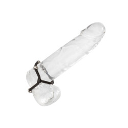 CALEXOTICS Beaded Dual Silicone Maximizer Penis- &amp; Hodenring aus Silikon/Metall