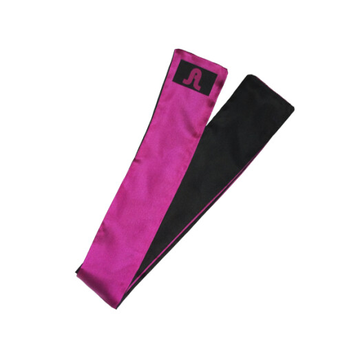 ADRIEN LASTIC Satin Sash Satinschleife Pink/Schwarz