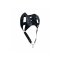MALE BASICS Dngeon Harness mit Cockring aus Faux Leder Schwarz O/S