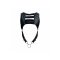 MALE BASICS Dngeon Harness mit Cockring aus Faux Leder Schwarz O/S
