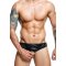 MALE BASICS Dngeon Jockstrap aus Faux Leder mit Cockring Schwarz O/S