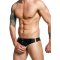 MALE BASICS Dngeon Jockstrap aus Faux Leder mit Cockring Schwarz O/S