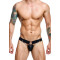 MALE BASICS Dungeon Chain Jockstrap aus Faux Leder Schwarz O/S