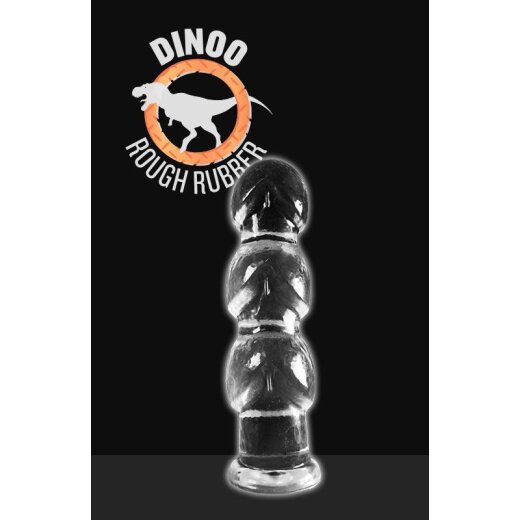 DINOO Hung Gaston Dildo aus Gummi Transparent