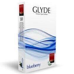 GLYDE Blueberry Kondome Vegan 10 Stk.