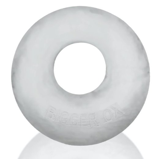 OXBALLS Bigger Ox Penisring aus TPR-Silikon-Mischung Clear Ice