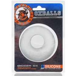 OXBALLS Bigger Ox Penisring aus TPR-Silikon-Mischung Clear Ice