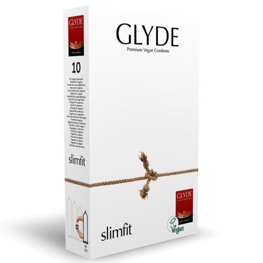 GLYDE Slimfit Kondome Vegan 10 Stk.