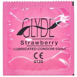 GLYDE Strawberry Kondome Vegan 10 Stk.