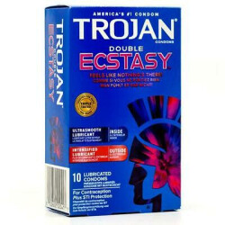 TROJAN Double Ecstasy 10 Stk. mit Gleitschicht