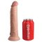 KING COCK ELITE Dual Density Silikon Dildo 23,0 cm Einf&uuml;hrl&auml;nge Beige