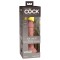 KING COCK ELITE Dual Density Silikon Dildo 15,0 cm Einführlänge Beige