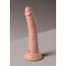 KING COCK ELITE Dual Density Silikon Dildo 18,0 cm Einführlänge Beige