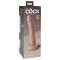 KING COCK ELITE Dual Density Silikon Dildo 18,0 cm Einführlänge Beige
