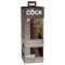 KING COCK ELITE Dual Density Silikon Dildo 20,0 cm Einf&uuml;hrl&auml;nge Braun