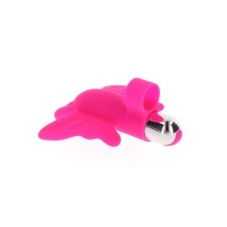 TOY JOY Fingervibrator Butterfly Pleaser aus Silikon & aufladbar Fuchsia