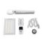 LE WAND Spezial-Edition Bodywand Massager Petite USB aufladbar Weiss &amp; glitzernd