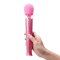 LE WAND Spezial-Edition Bodywand Massager Petite USB aufladbar Pink &amp; glitzernd