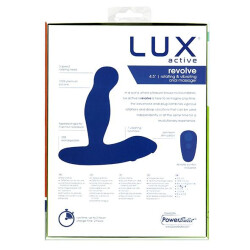 LUX ACTIVE Revolve Anal Prostata Trainer aus Silikon mit Vibration &amp; Rotation mit Fernbedienung