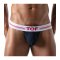 TOF French Stringless Thong Navy