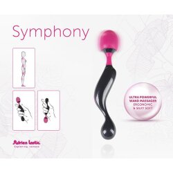 ADRIEN LASTIC Symphony Body Massager Schwarz-Pink