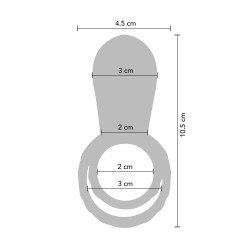 XOCOON Couples Stimulator Ring Paare Fuchsia