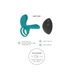 XOCOON Couples Vibrator Ring Grün