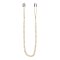 TABOOM Tweezers Nippelklemmen mit Kette Goldfarbig