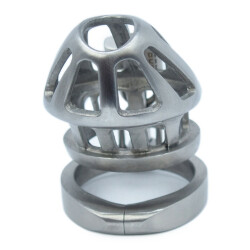 BON 4 M Small Chastity Cage Edelstahl