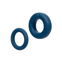 CALEXOTICS Link Up Optimum Penisring mit Vibration Blau