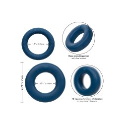 CALEXOTICS Link Up Optimum Penisring mit Vibration Blau