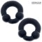 OXBALLS Ultraballs 2er-Pack Penisringe aus TPR-Silikon-Mischung Night Edition