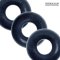 OXBALLS Ringer 3er-Pack Penisringe aus TPR-Silikon-Mischung Night Edition
