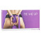 OUCH Tie Me Up Satin-Krawatte Purple